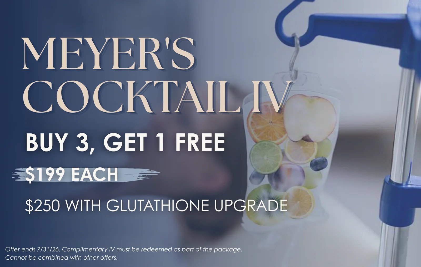 meyer's cocktail and glutathione infusions Myers' IV Drip: Recover Faster, Think Clearly Myers Cocktail in Los Angeles